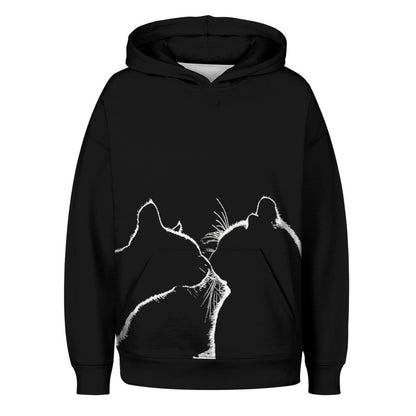 2022 Animal Pattern 3D Printed Hooded Autumn | Magic Stories