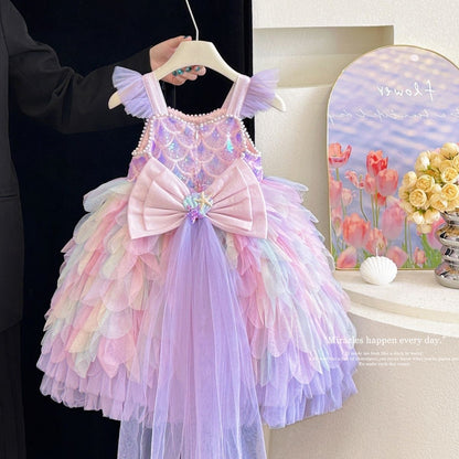 Girls Strap Birthday Lolita Puffy Tulle | Magic Stories