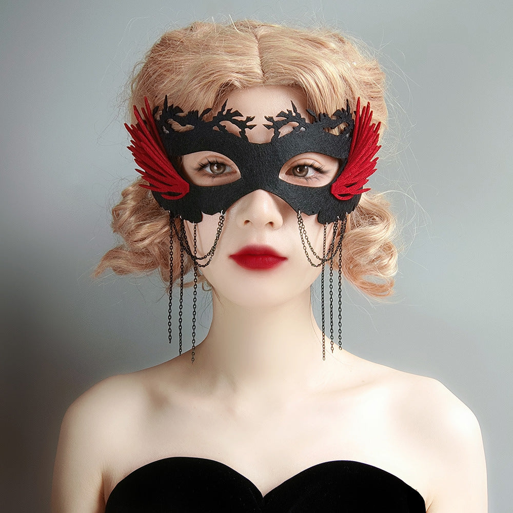 Half Face Mask Halloween Masquerade | Magic Stories