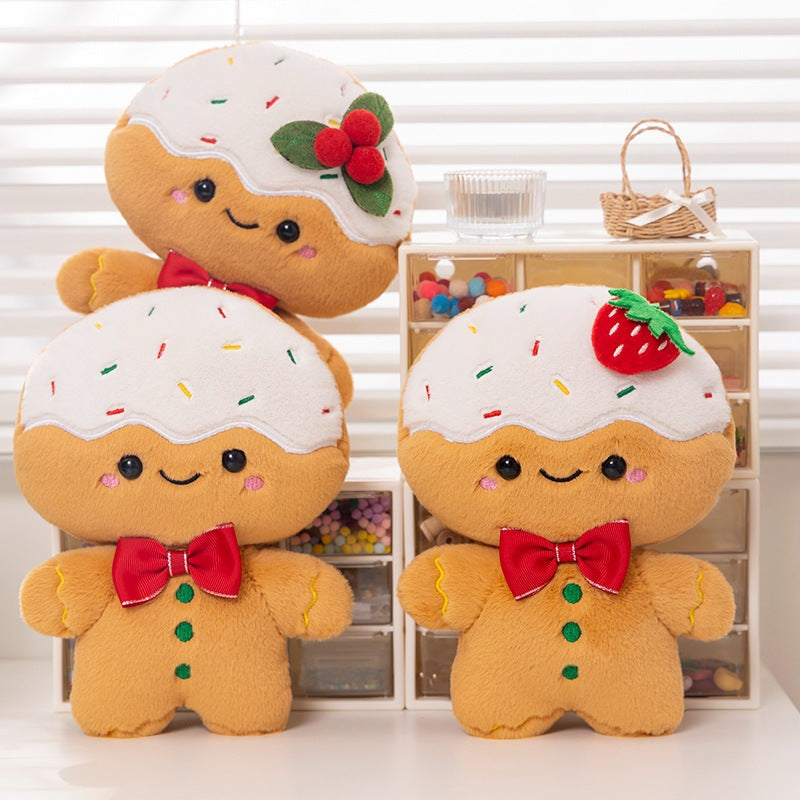 Cream Gingerbread Man Pillow Plush Toy | Magic Stories