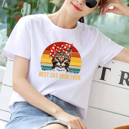 Cute Glasses Cat Costume Thermal Transfer | Magic Stories