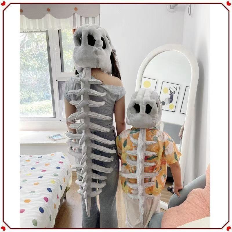 Chinese Dinosaur Skeleton Plush Toy Headgear | Magic Stories