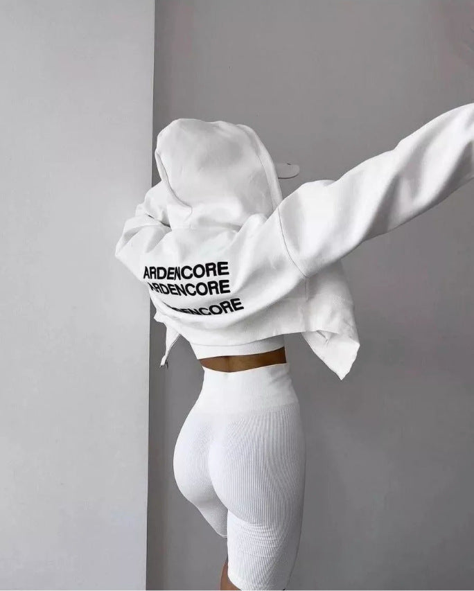 Harajuku Oversized Cropped Letter Print | Magic Stories