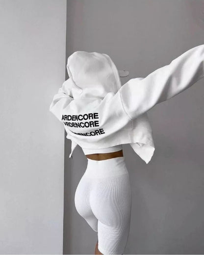 Harajuku Oversized Cropped Letter Print | Magic Stories