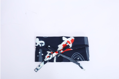 Kimono Girdle Japanese Style Belt Dress Decorative Belt Cherry Blossom Kimono — back view