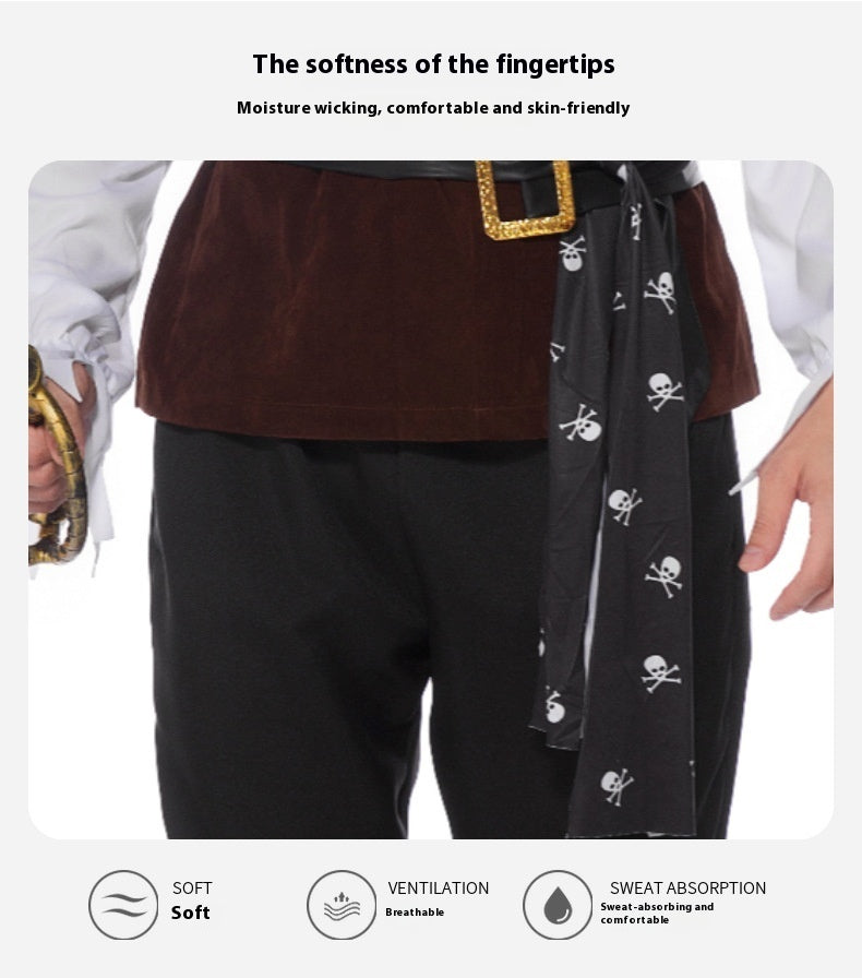 Jack Sparrow Cosplay Costume - Pirates of the Caribbean — detail