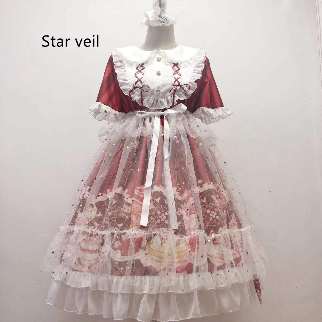 Meow Sauce Ice Cream Lolita Op Short Sleeve | Magic Stories