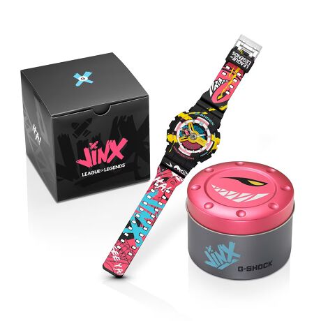 G-SHOCK x LEAGUE OF LEGENDS - GA-110LL-1AJR — scale reference