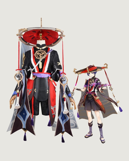 Genshin Impact Scaramouche Cosplay Costume