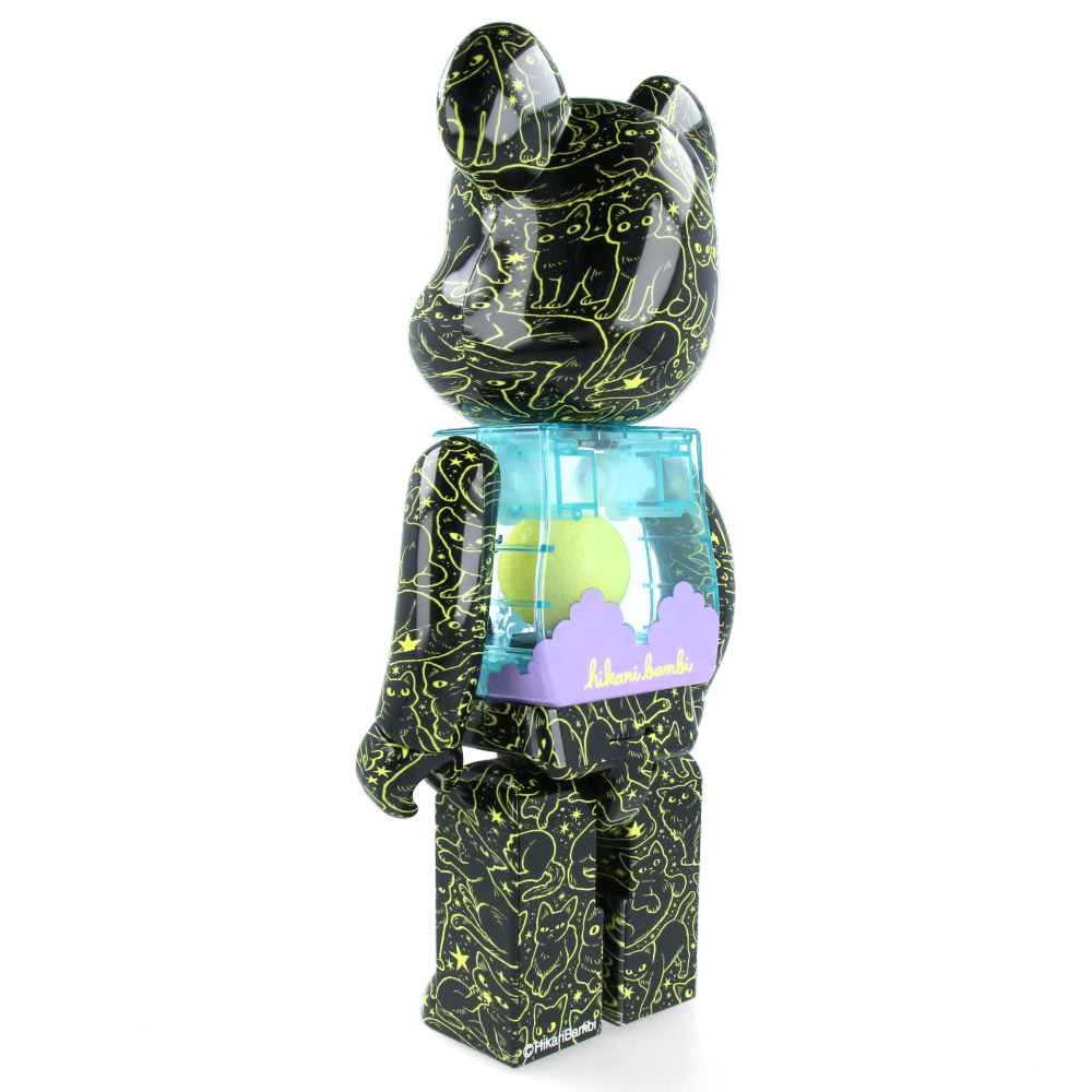 400% Bearbrick Cat in the Night Sky - Hikari Bambi — detail