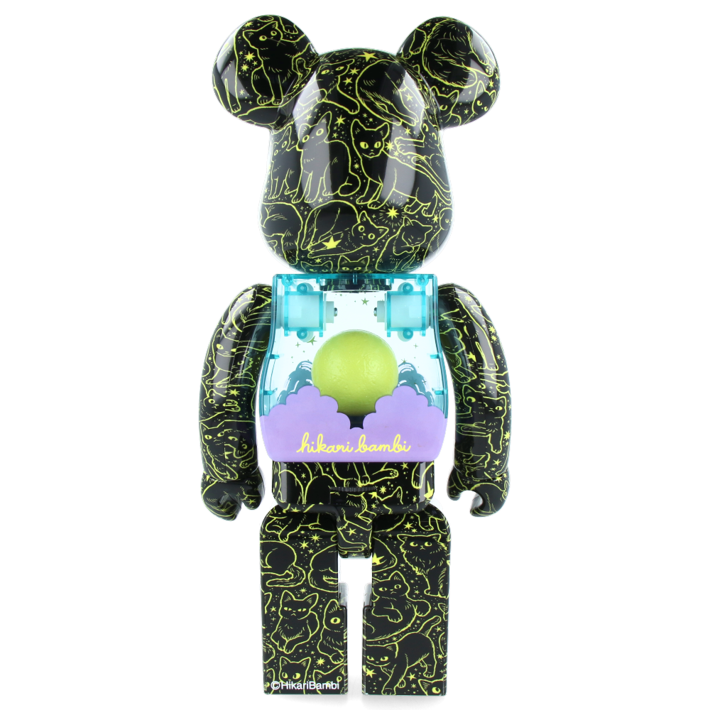 400% Bearbrick Cat in the Night Sky - Hikari Bambi — packaging