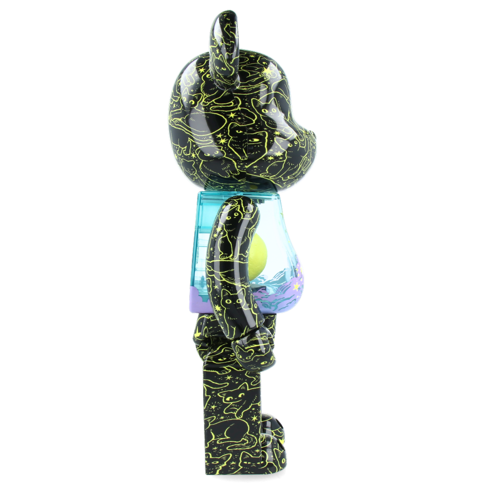 400% Bearbrick Cat in the Night Sky - Hikari Bambi