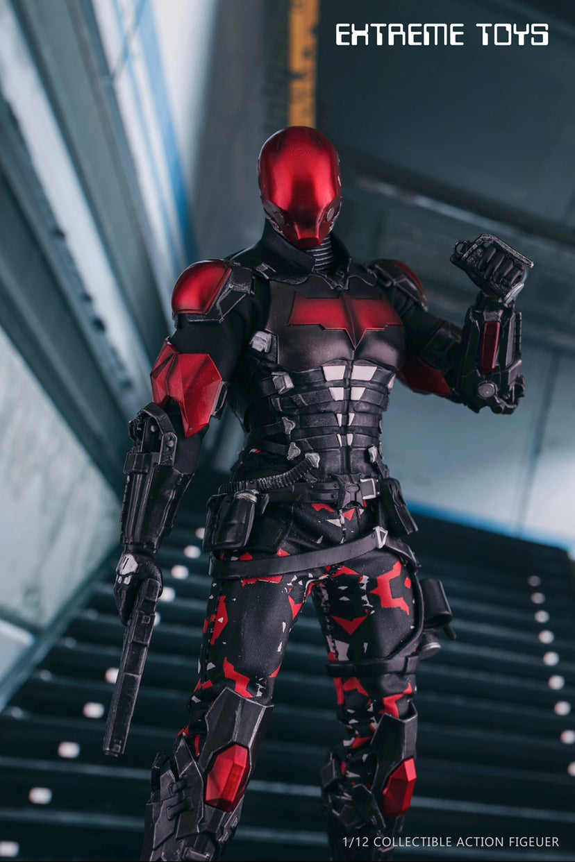 EXTREME TOYS 1/12 Cyber Knight Azure Whisper/Crimson Chill — side view