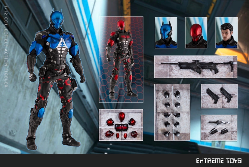 EXTREME TOYS 1/12 Cyber Knight Azure Whisper/Crimson Chill — packaging