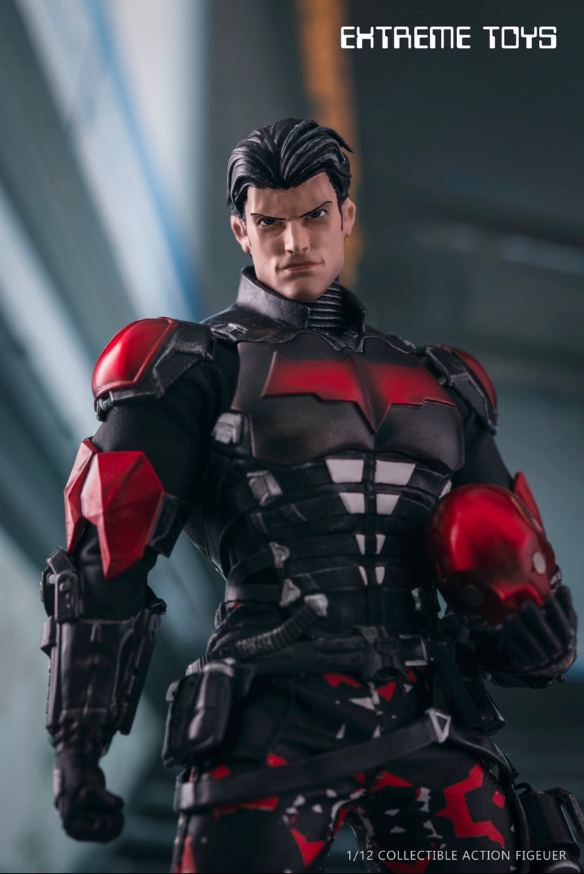EXTREME TOYS 1/12 Cyber Knight Azure Whisper/Crimson Chill — detail