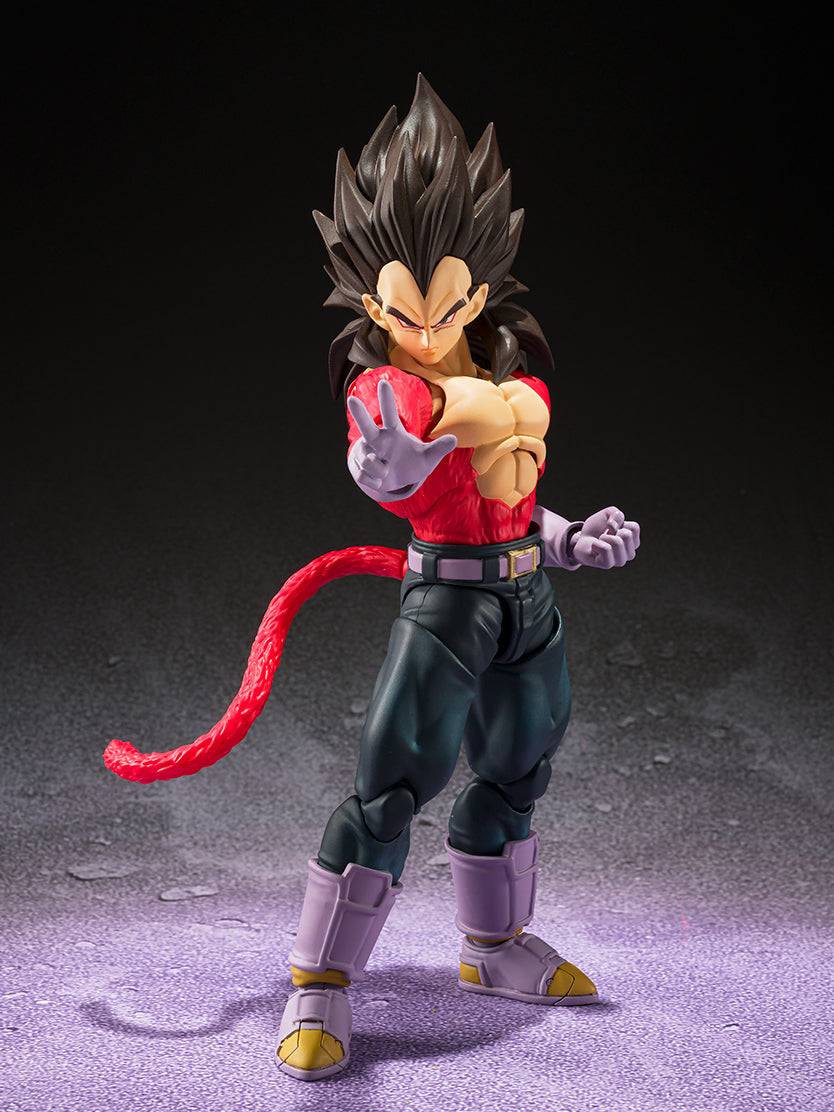 Dragon Ball GT S.H.Figuarts Super Saiyan 4 Vegeta — back view