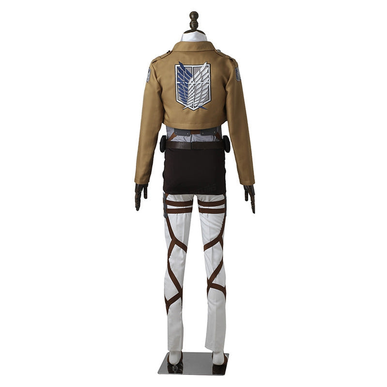 Attack on Titan Levi Ackerman Survey Corps Uniform Set Cosplay Costumes - Magic Stories