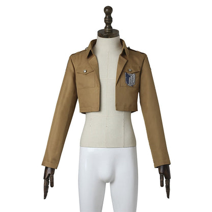 Attack on Titan Levi Ackerman Survey Corps Uniform Set Cosplay Costumes - Magic Stories