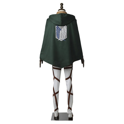 Attack on Titan Levi Ackerman Survey Corps Uniform Set Cosplay Costumes - Magic Stories