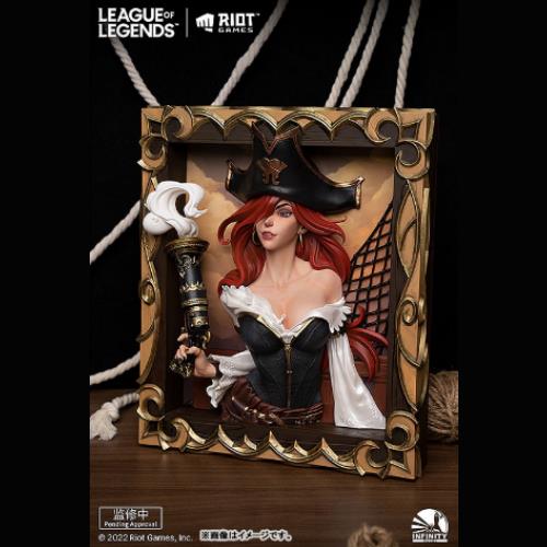 Infinity Studio x League of Legends The Bounty Hunter - Miss Fortune 3D Frame Complete Figure — side view