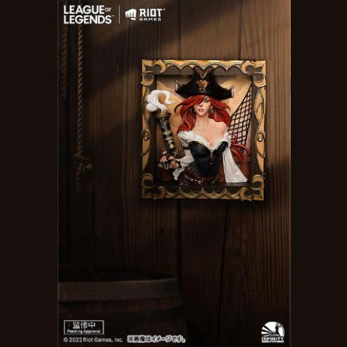 Infinity Studio x League of Legends The Bounty Hunter - Miss Fortune 3D Frame Complete Figure — packaging