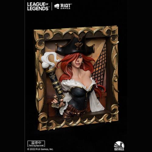 Infinity Studio x League of Legends The Bounty Hunter - Miss Fortune 3D Frame Complete Figure