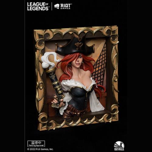 Infinity Studio x League of Legends The Bounty Hunter - Miss Fortune 3D Frame Complete Figure — scale reference