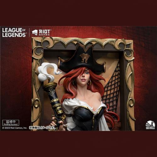 Infinity Studio x League of Legends The Bounty Hunter - Miss Fortune 3D Frame Complete Figure — detail