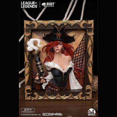 Infinity Studio x League of Legends The Bounty Hunter - Miss Fortune 3D Frame Complete Figure — back view