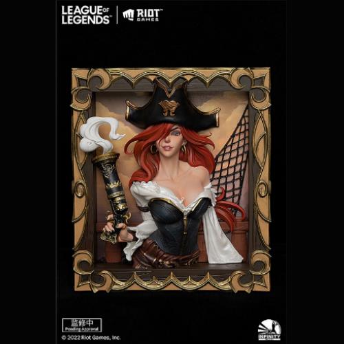Infinity Studio x League of Legends The Bounty Hunter - Miss Fortune 3D Frame Complete Figure — in use