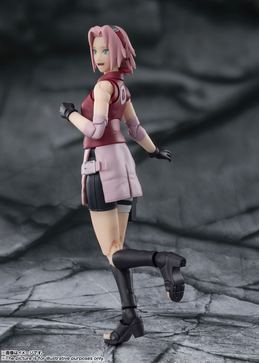 Naruto Shippuden S.H.Figuarts Sakura Haruno Figure — back view