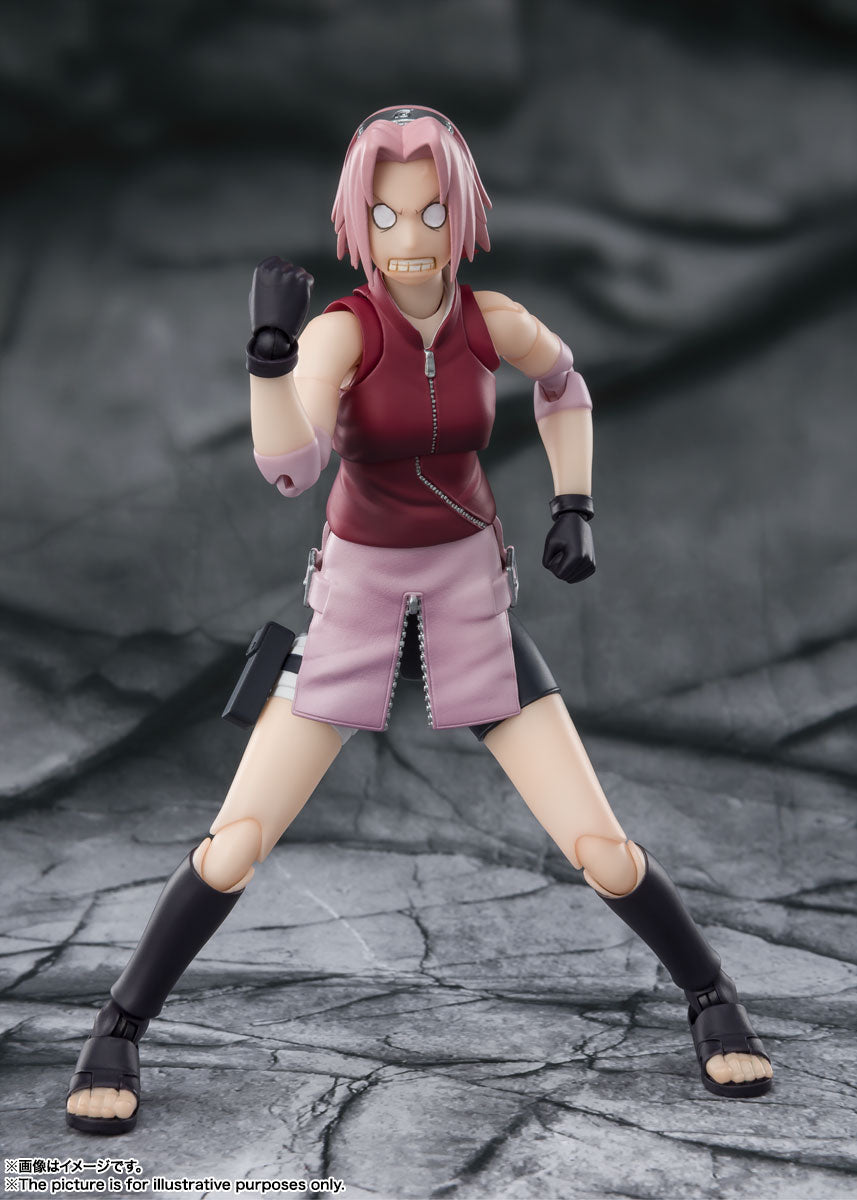 Naruto Shippuden S.H.Figuarts Sakura Haruno Figure — side view