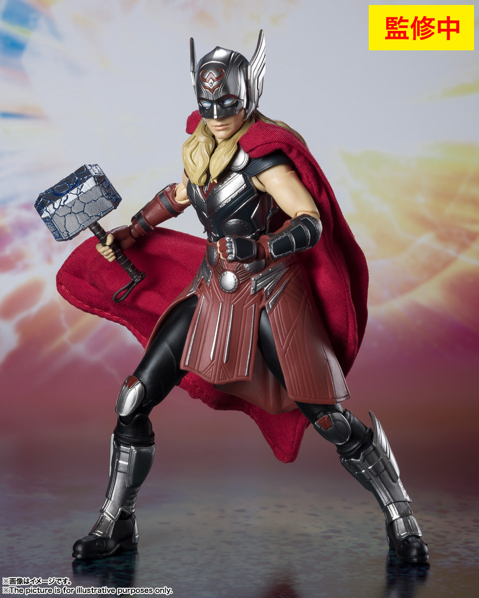 Thor: Love & Thunder Collector Duo — S.H.Figuarts Thor + Mighty Thor (agent draft T456) — back view