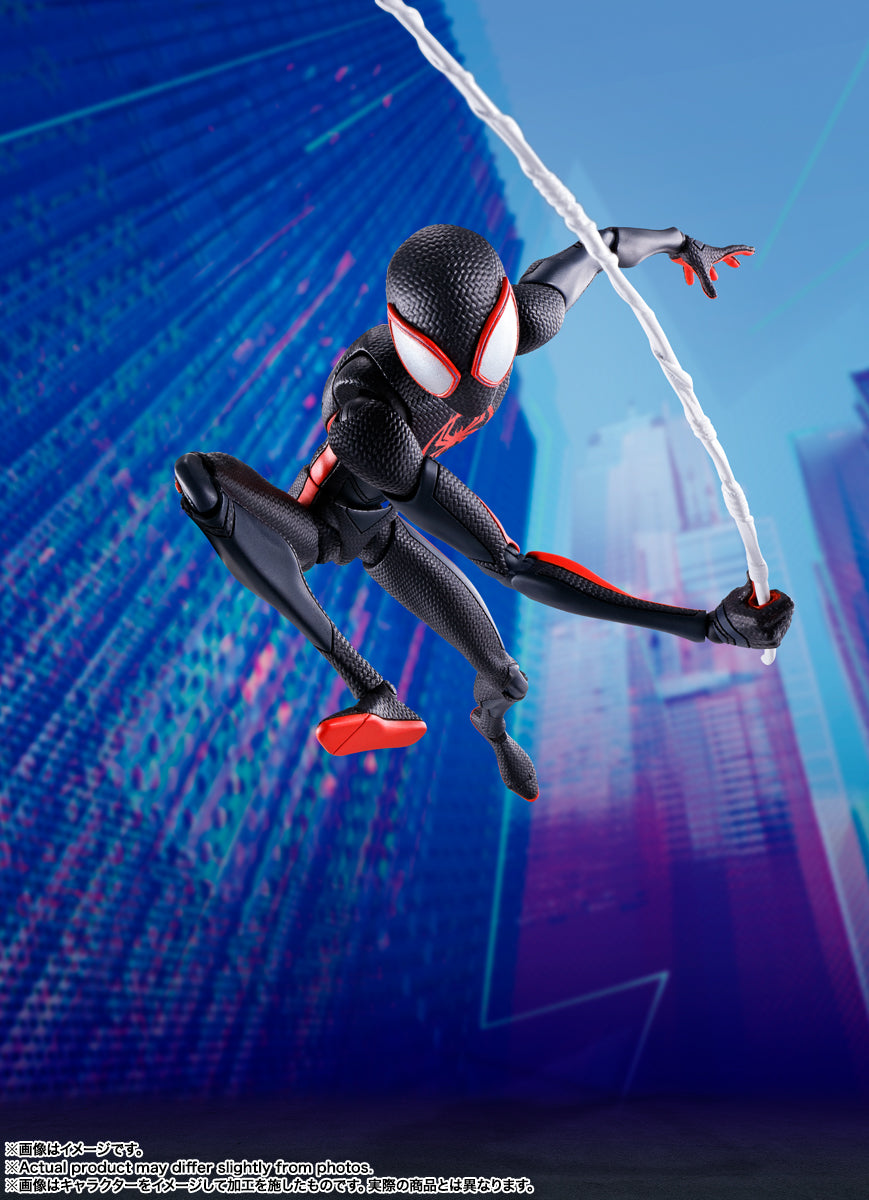 Spider-Man: Across the Spider-Verse Spider-Man Miles Morales S.H.Figuarts Action Figure — back view
