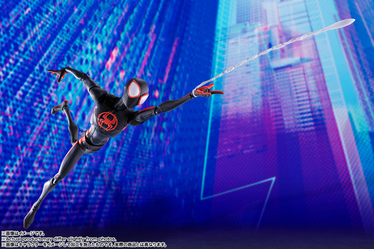 Spider-Man: Across the Spider-Verse Spider-Man Miles Morales S.H.Figuarts Action Figure — detail