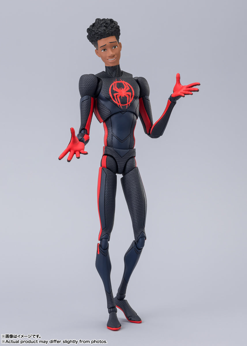 Spider-Man: Across the Spider-Verse Spider-Man Miles Morales S.H.Figuarts Action Figure — side view