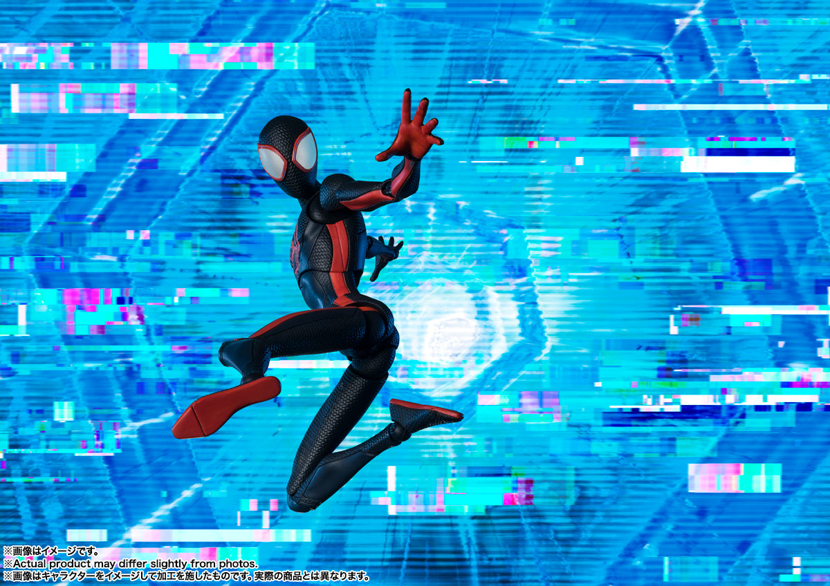 Spider-Man: Across the Spider-Verse Spider-Man Miles Morales S.H.Figuarts Action Figure — scale reference