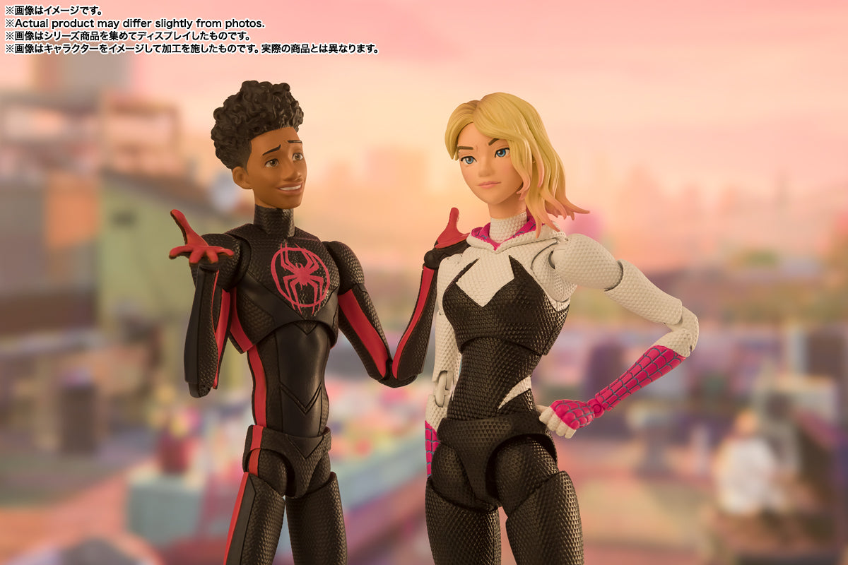 Spider-Man: Across the Spider-Verse Spider-Man Miles Morales S.H.Figuarts Action Figure — back view