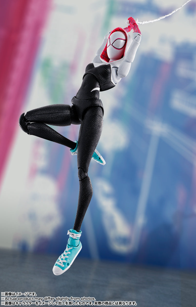 Spider-Man: Across the Spider-Verse Spider-Gwen S.H.Figuarts Action Figure — detail