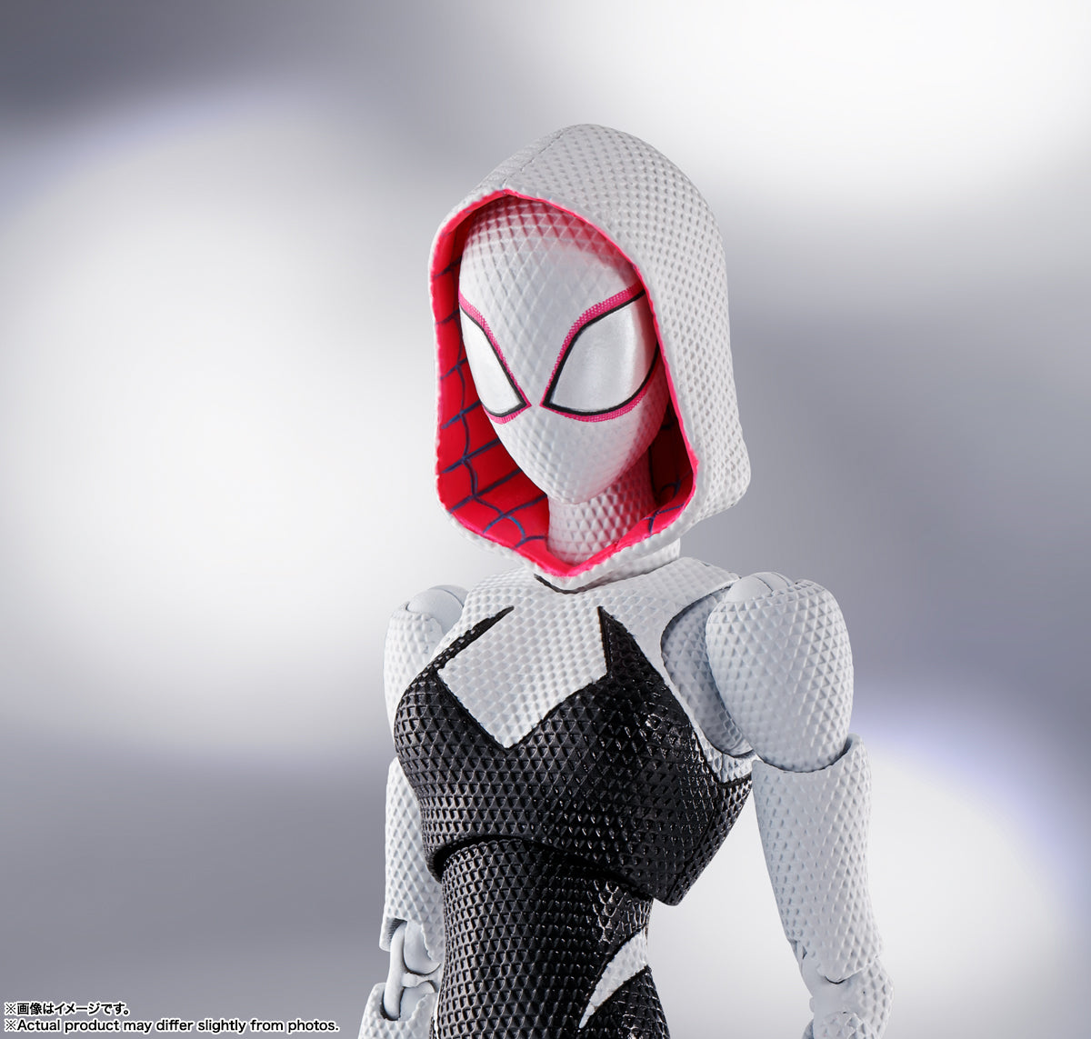 Spider-Man: Across the Spider-Verse Spider-Gwen S.H.Figuarts Action Figure — scale reference