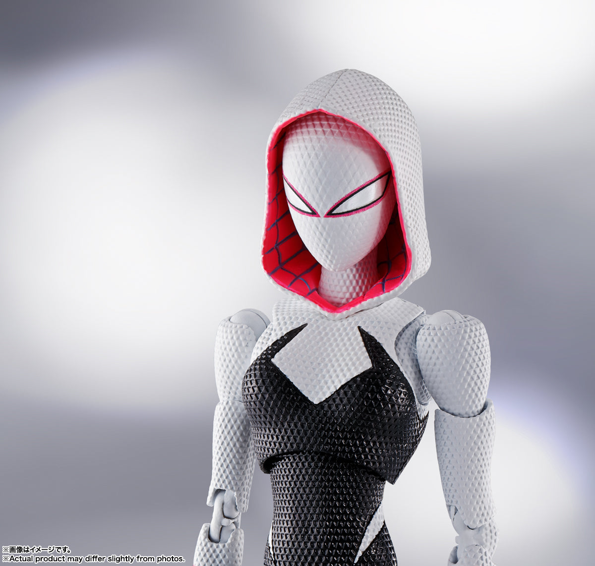 Spider-Man: Across the Spider-Verse Spider-Gwen S.H.Figuarts Action Figure — in use