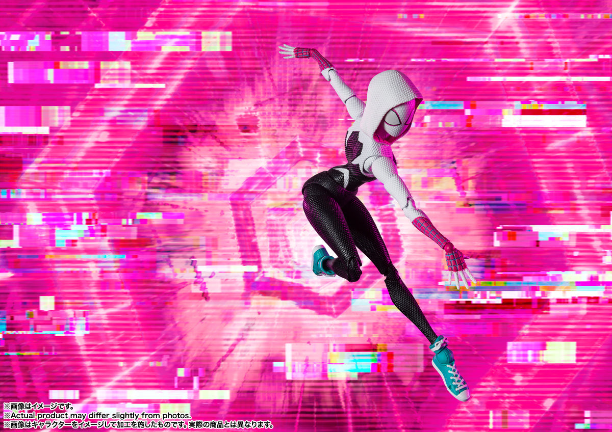Spider-Man: Across the Spider-Verse Spider-Gwen S.H.Figuarts Action Figure — detail