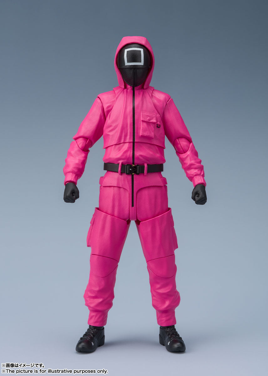 Squid Game S.H.Figuarts Masked Worker / Masked Manager — back view
