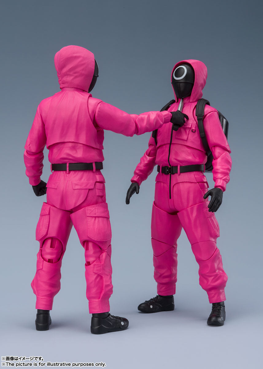 Squid Game S.H.Figuarts Masked Worker / Masked Manager — in use