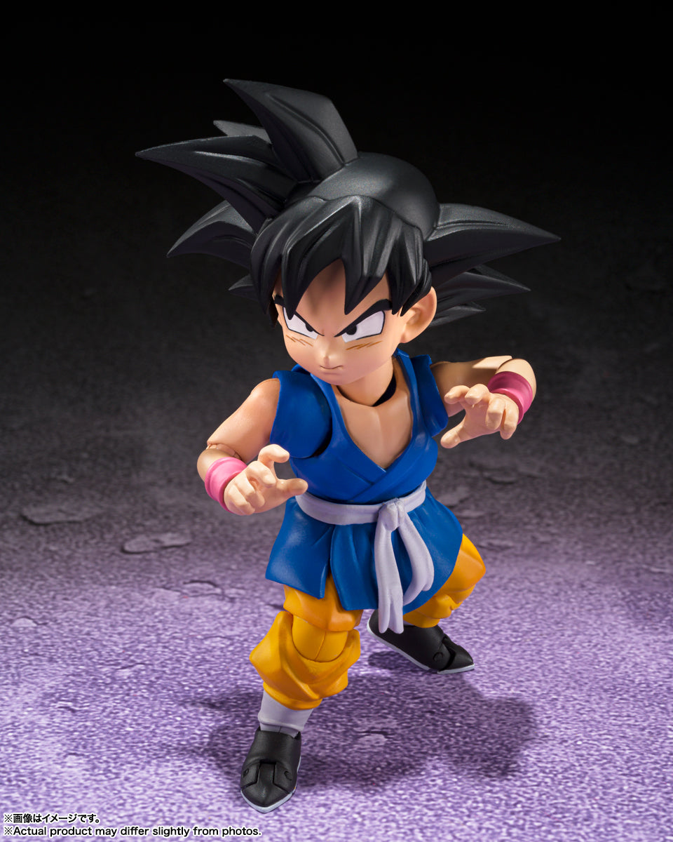 Son Goku Dragon Ball GT (Kid Goku) S.H.Figuarts — back view