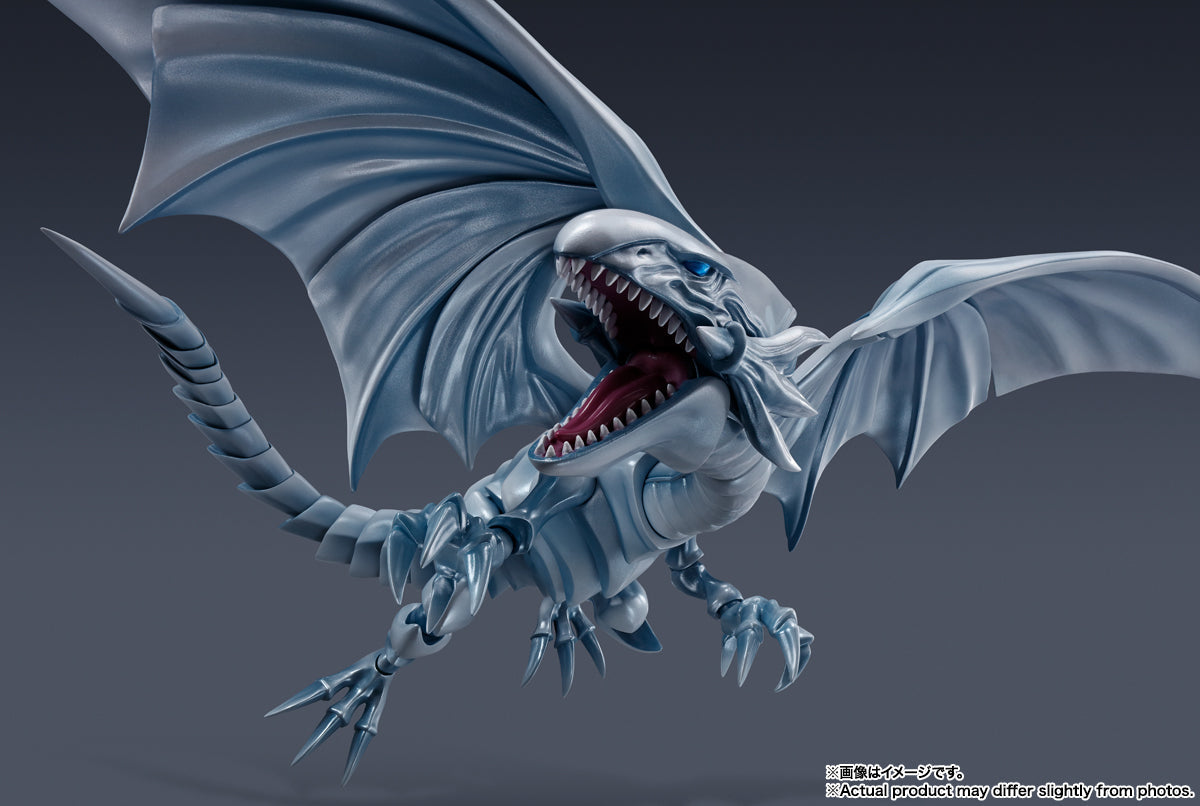 Yu-Gi-Oh! Duel Monsters S.H.MonsterArts Blue-Eyes White Dragon — back view