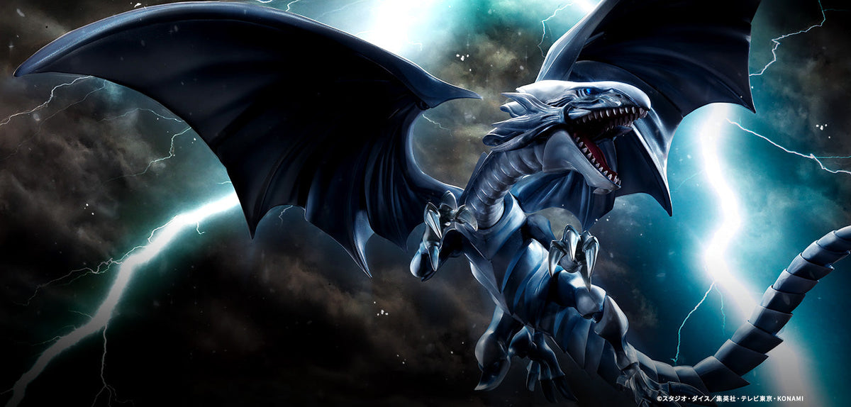 Yu-Gi-Oh! Duel Monsters S.H.MonsterArts Blue-Eyes White Dragon — in use