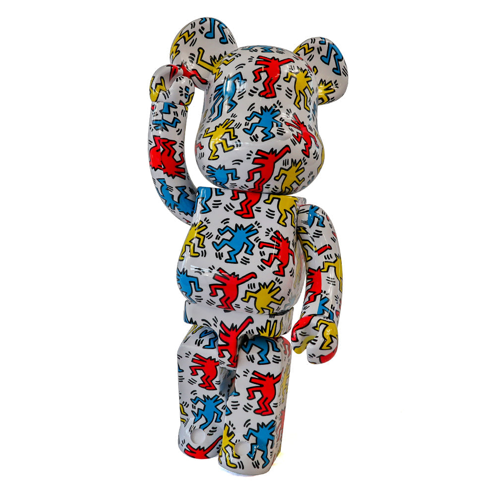 1000% Bearbrick Keith Haring V9 — scale reference