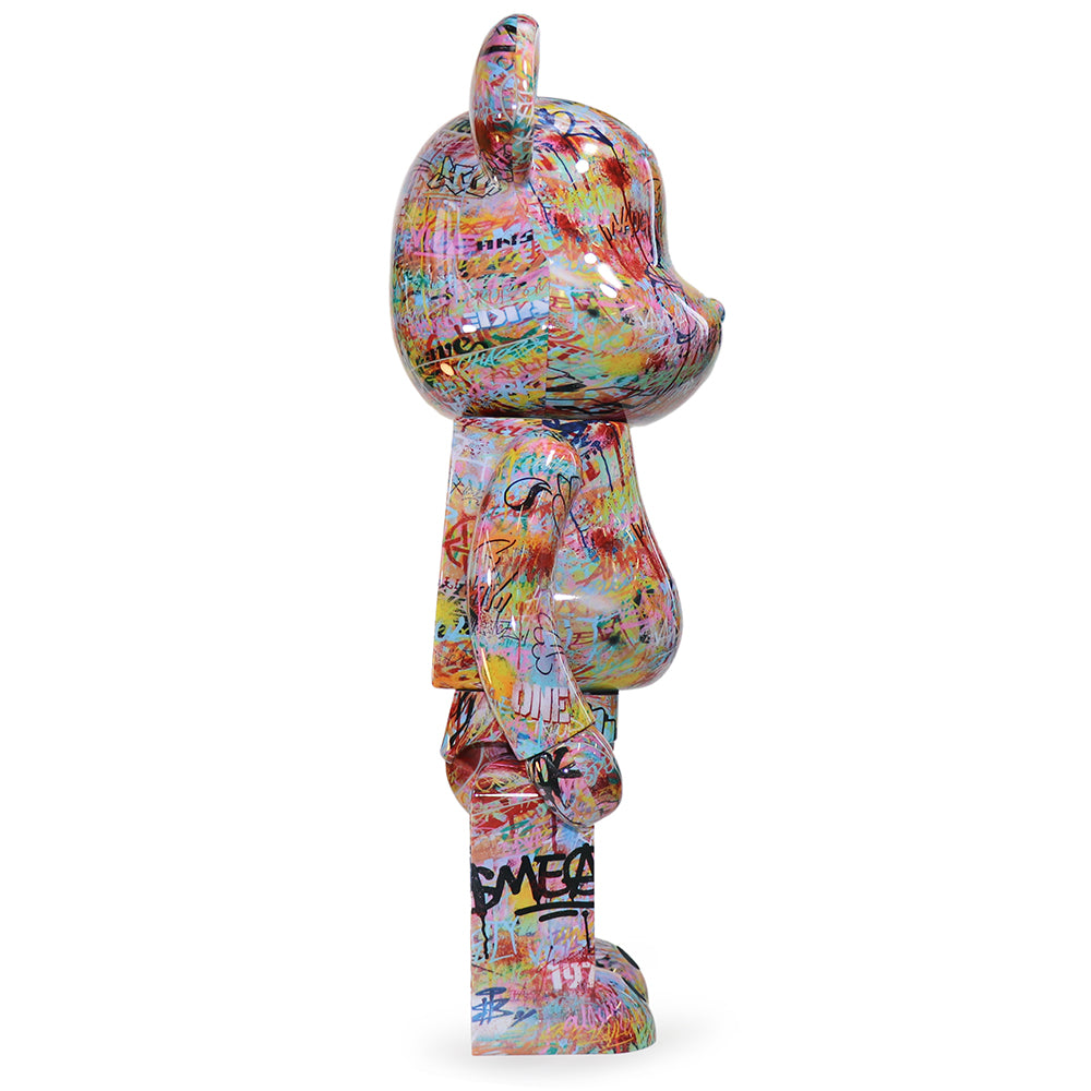 1000% Bearbrick Knave By Yuck P(L/R)AYER — side view