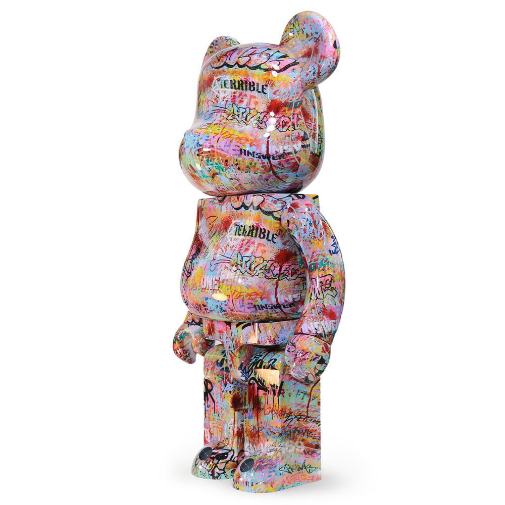 1000% Bearbrick Knave By Yuck P(L/R)AYER — back view